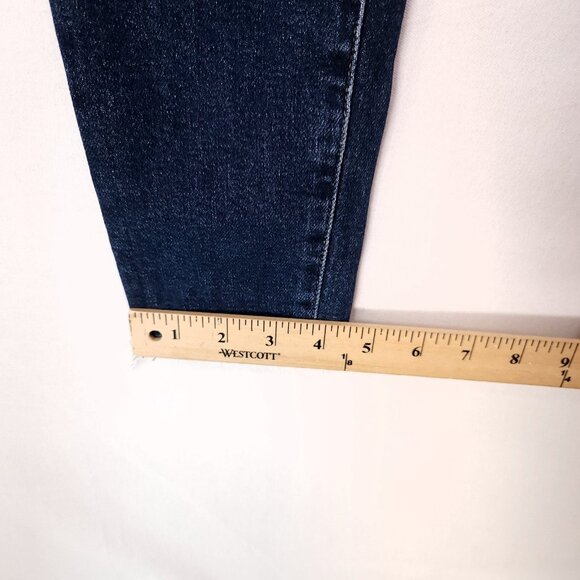 Agolde Mid Rise Skinny Leg Jeans Size 23 Dark Wash Blue Denim Stretch - Picture 7 of 13